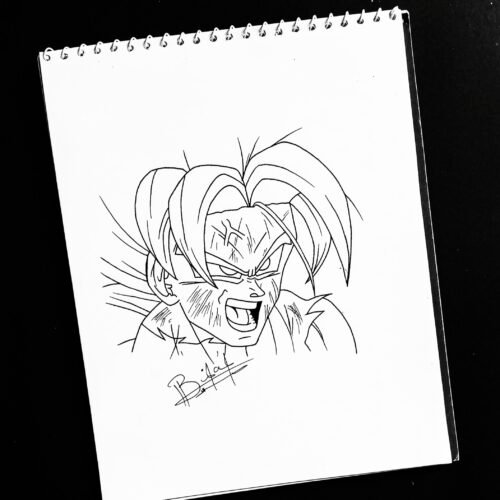 Black Goku Sketch
